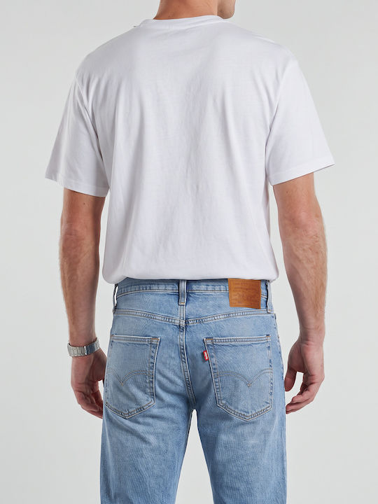 Мъжки дънков панталон Slim Tapered Fit Син