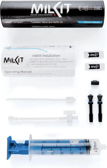 Milkit Set Seringi Valvă Presta Tubeless 35mm