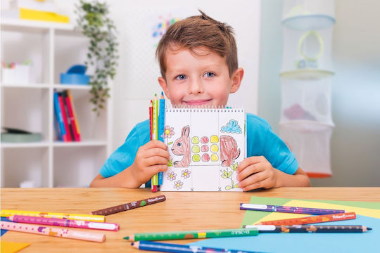 Pelikan Kinder Schreibwaren-Set mit Bleistift, Notizbuch und Buntstiften 12 Stück
