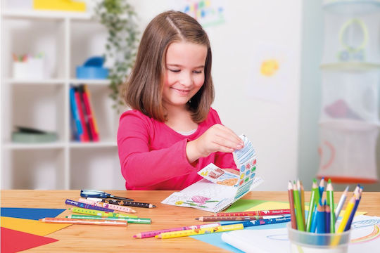 Pelikan Kinder Schreibwaren-Set mit Bleistift, Notizbuch und Buntstiften 12 Stück