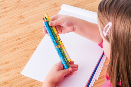 Pelikan Kinder Schreibwaren-Set mit Bleistift, Notizbuch und Buntstiften 12 Stück