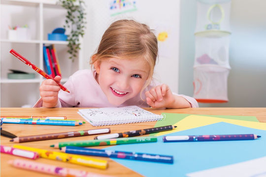 Pelikan Kinder Schreibwaren-Set mit Bleistift, Notizbuch und Buntstiften 12 Stück