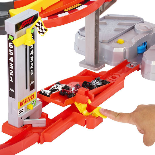 Hot Wheels Писта Racing Track Formula 1 Mega Eight 1:64 Formula 1 за 5+ Години