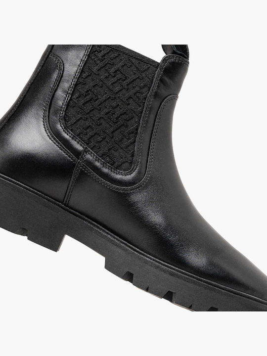 Leather Women's Chelsea Ankle Boots Black