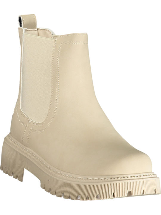 Women's Beige Chelsea Boots