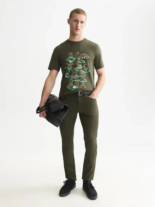 Khaki Herrenbluse