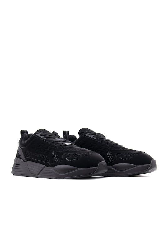 Logo Sneakers Μαυρο