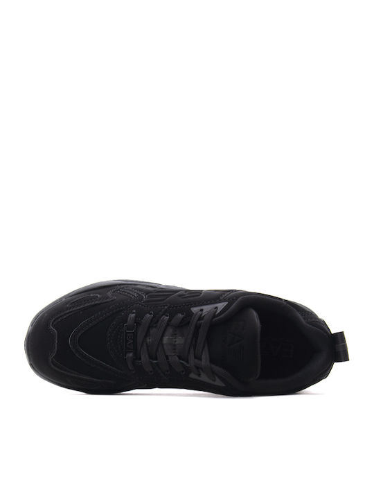 Logo Sneakers Μαυρο