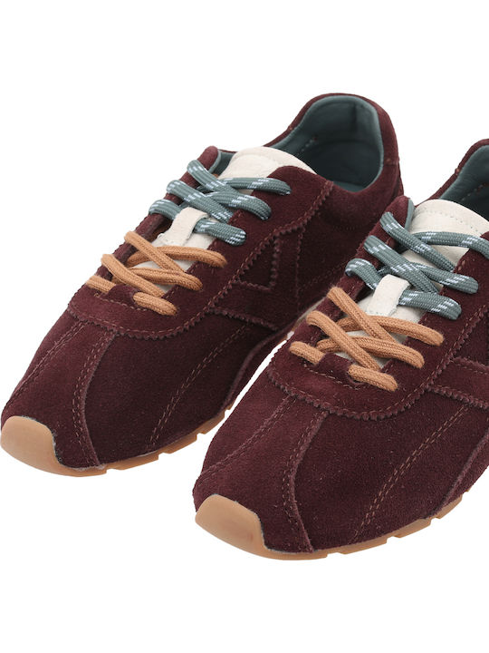 Adidași Pentru Femei Burgundy Catifea