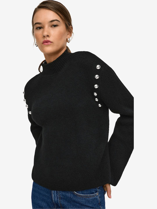 Damen Bluse Langärmelig Schwarze