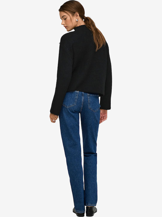 Damen Bluse Langärmelig Schwarze