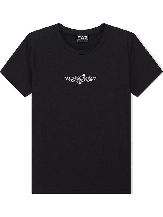 Damen T-Shirt Silber- Schwarz