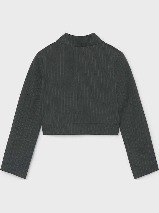 Kids Short Blazer Plomo