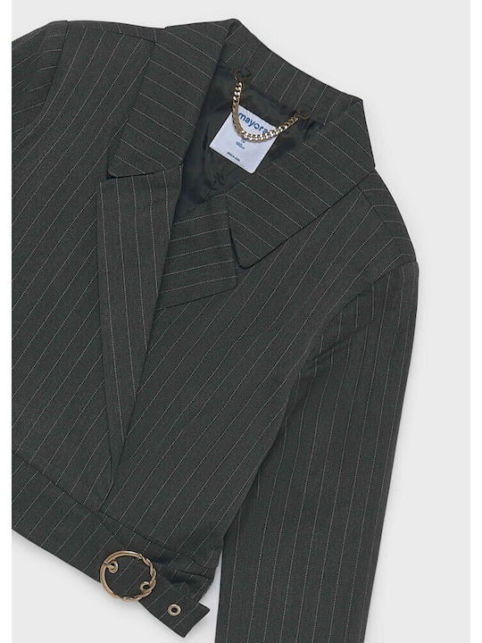 Kids Short Blazer Plomo