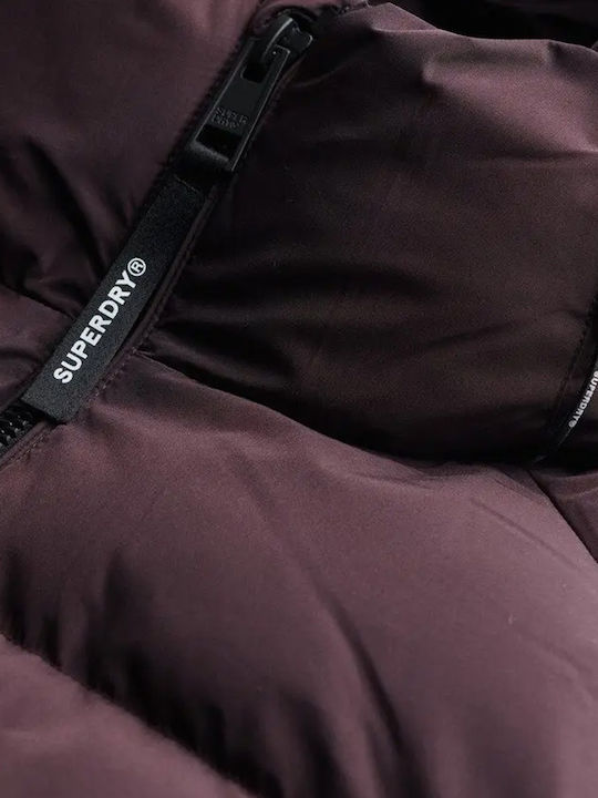 Puffer Jacket Peak Dark Plum