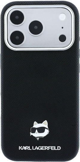 Karl Lagerfeld Etui Grained Choupette Head Metal Magsafe Do Iphone 18 Pro Max 17 Pro Max Czarny Klhmp18x6pschlk
