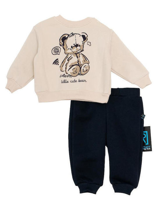 Kids Sweatpants Set With Top Red 3 Pieces