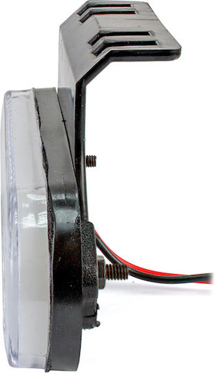 Set 2 Lumini De Volum Pentru Camioane Neon Led Suspendate 20 Leduri 12/24v Albe 115 Mm 0295b