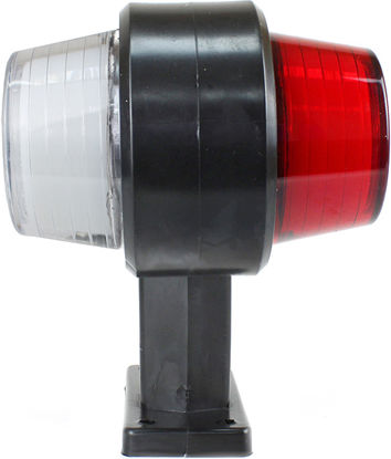 Set 2 Lumini De Volum Pentru Camioane Neon Led Horn Marker 12/24v Roșii Albe 200 Mm 0158