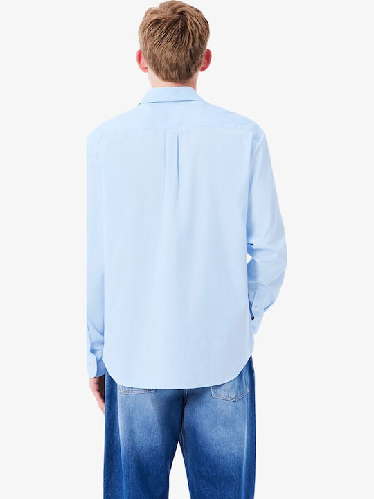 Herrenhemden Langärmeliges Hellblaues Hemd