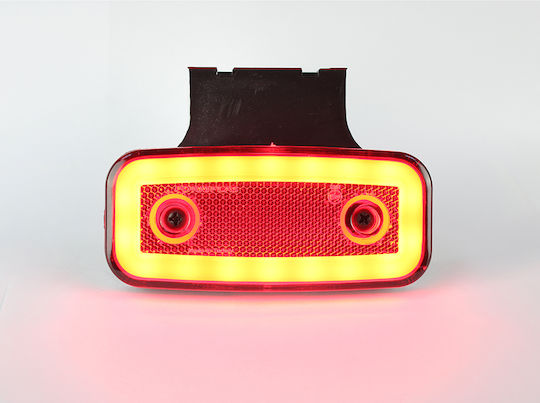 Комплект 2 Неонови LED Висящи Маркерни Светлини 12/24V Червени 0297k