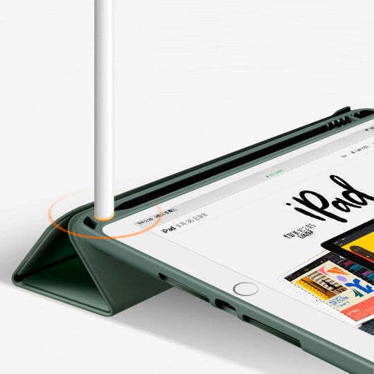 Premium Tri-Fold Klappdeckel Tablet Hülle Stifthalter Ipad 10,2 Zoll 9. / 8. / 7. Generation 2021 2020 2019 Grüne