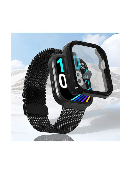 2 In 1 Θήκη Προστασίας + Tempered Glass Huawei Watch Fit 5 Black 2 In 1 Θήκη Προστασίας + Tempered Glass Huawei Watch Fit 5 Black