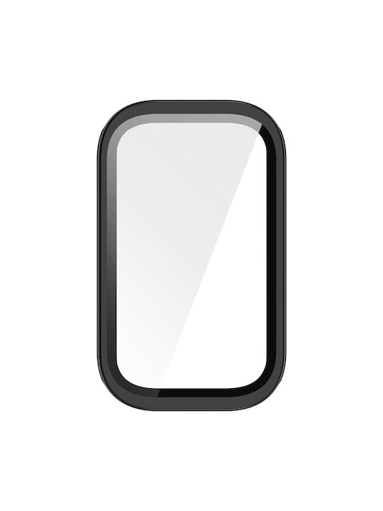 2 in 1 Protective Case + Tempered Glass Xiaomi Smart Band 9 Active Redmi Band 3 Black