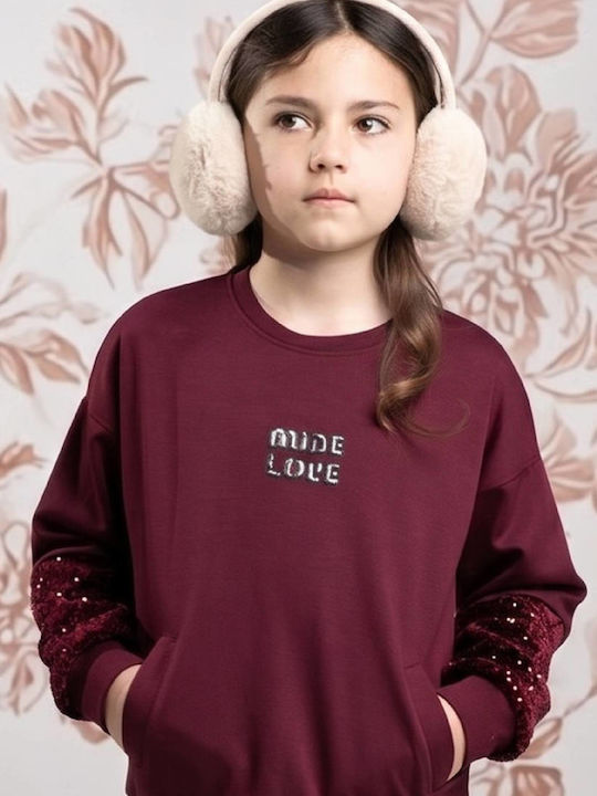 Evita Set De Îmbrăcăminte Pentru Copii Cu Pantaloni Iarnă 2 Bucăți Bordo - Vișiniu Bordo Evita Set De Îmbrăcăminte Pentru Copii Cu Pantaloni Iarnă 2 Bucăți Bordo - Vișiniu Bordo