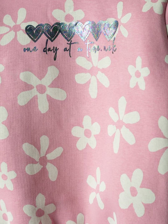 Nek Kids Wear Παιδικό Σετ με Κολάν Ροζ 2τμχ