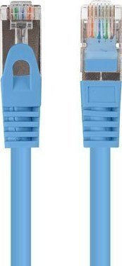 Lanberg U/UTP Кат.6 (Gigabit) Мрежов Кабел Ethernet 0.25м Син 10 Бройки