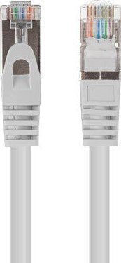Lanberg U/UTP Кат.6 (Gigabit) Мрежов Кабел Ethernet 0.25м Сив 10 Бройки