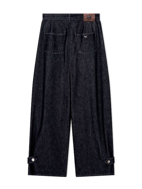 Emporio Armani Pantaloni Jean Dama Cu Talie Înaltă Cu Croială Relaxed Emporio Armani Pantaloni Jean Dama Cu Talie Înaltă Cu Croială Relaxed