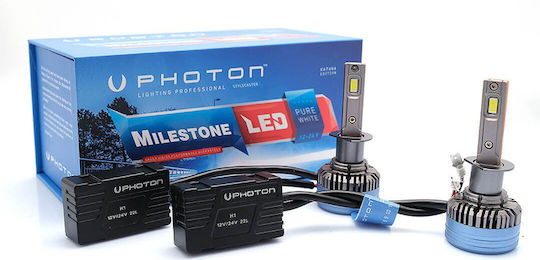 Photon Λάμπα Αυτοκινήτου H1 LED 6000K Ψυχρό Λευκό
