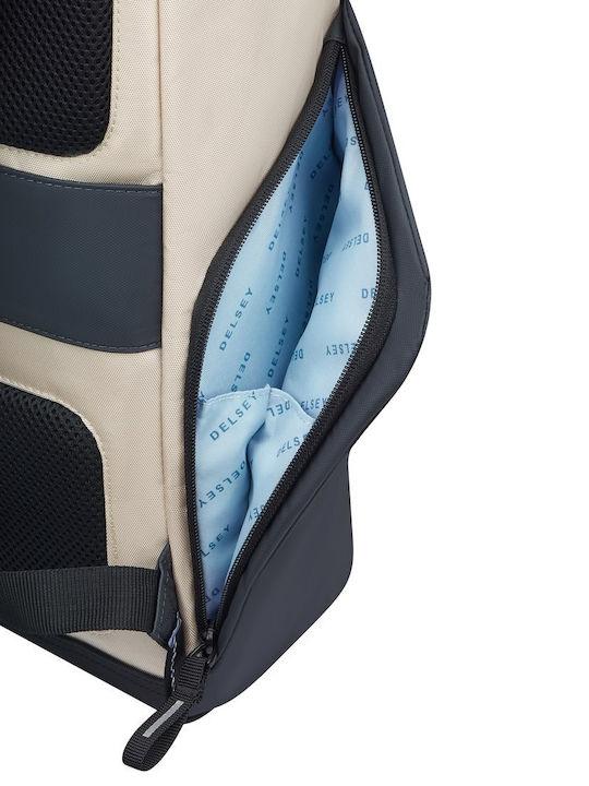 Delsey Securflap Раница за лаптоп 15.6" в бежов цвят