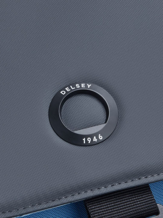 Delsey Securflap Τσάντα Πλάτης για Laptop 15.6" Blueberry