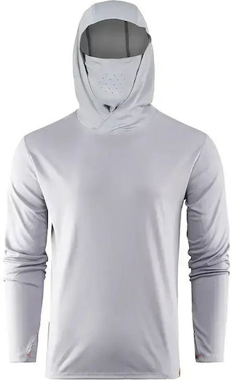Bluză de pescuit Grundens Tough Sun Masked Hoodie UPF 50+ Squall Camo