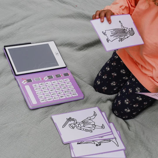Προσφορα Kidywolf Tablet Ζωγραφικής 30 Κάρτες Princess & Μικρόφωνο Καραόκε Ροζ