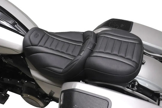 Mustang Мотоциклетна Седла Touring Wide 88420gm Harley Davidson Fltrxse 1977 Abs 24 1бр Черна