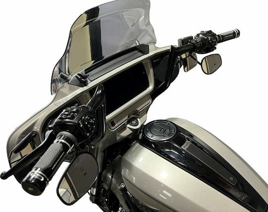 Fat Baggers Inc Τιμόνι Ατσάλινο 32mm 945012-b Harley Davidson Flhxse 1977 Abs 24 Πλάτος:91,5cm Μαύρο