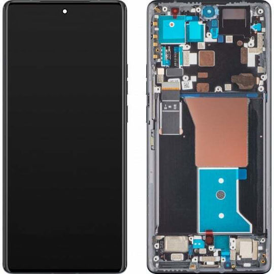 Motorola Ecran Cu Mecanism Tactil Și Ramă Pentru Motorola Edge 40 Pro Negru