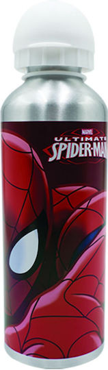 Justnote Детска Бутилка За Вода От Алуминий Spiderman Многоцветна 500ml