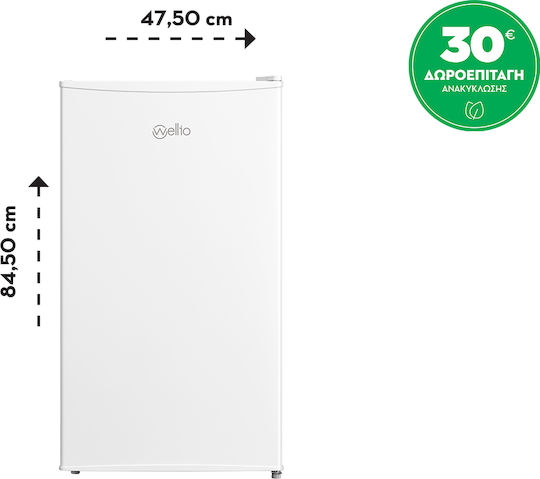 Mini Bar 80lt Υ84.5xΠ47.5xΒ44.5εκ. Λευκό DF1-12N2