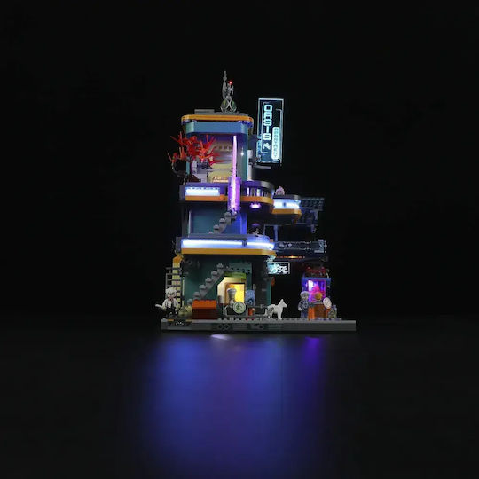 Lumibricks Cuburi de construit Cyberpunk Neoncity Apartment pentru 16+ Ani 2507 buc