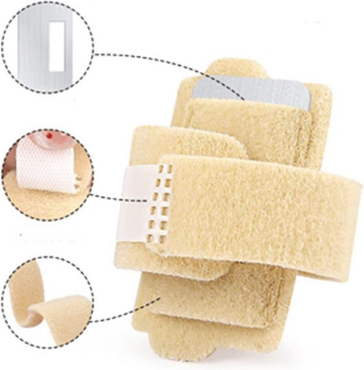 Ipinsoles034 Stoffliches Fußpolster Isolationsscheide Für Zehen One Size
