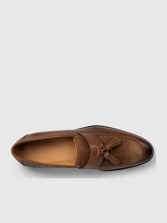 Suede Men's Loafers in Brown Colour