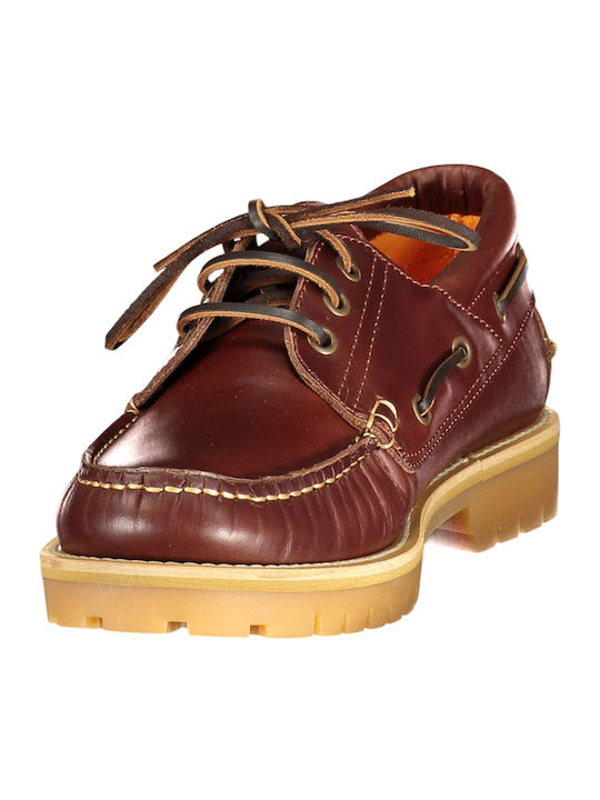 Newton Leather Men's Moccasins in Brown Colour