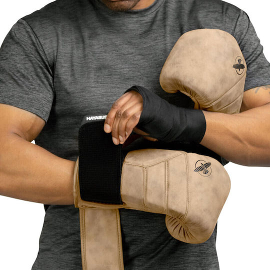 Hayabusa Boxing Gloves Leather Competition Beige