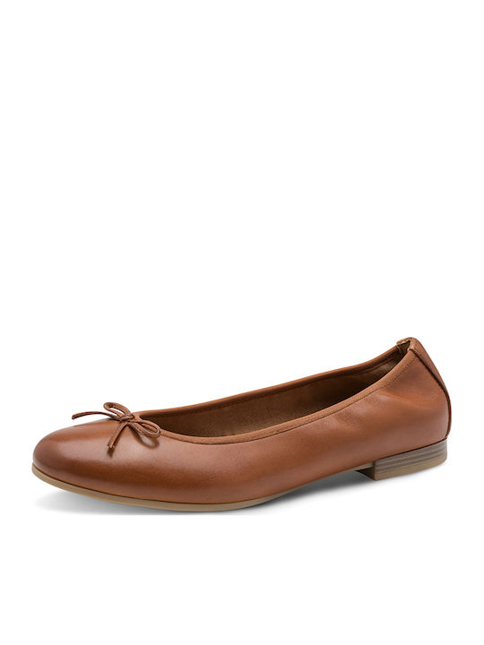 Women's Ballerina Shoes Tabac Brown
