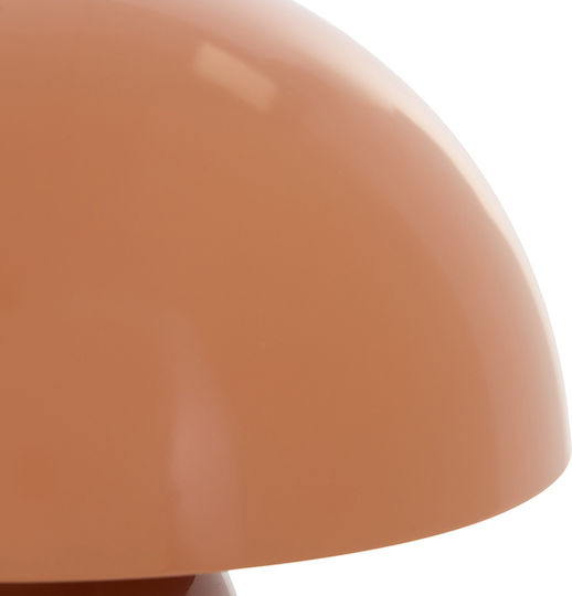 Lito Metal Vintage Table Lamp For E14 Fitting With Orange Shade And Base